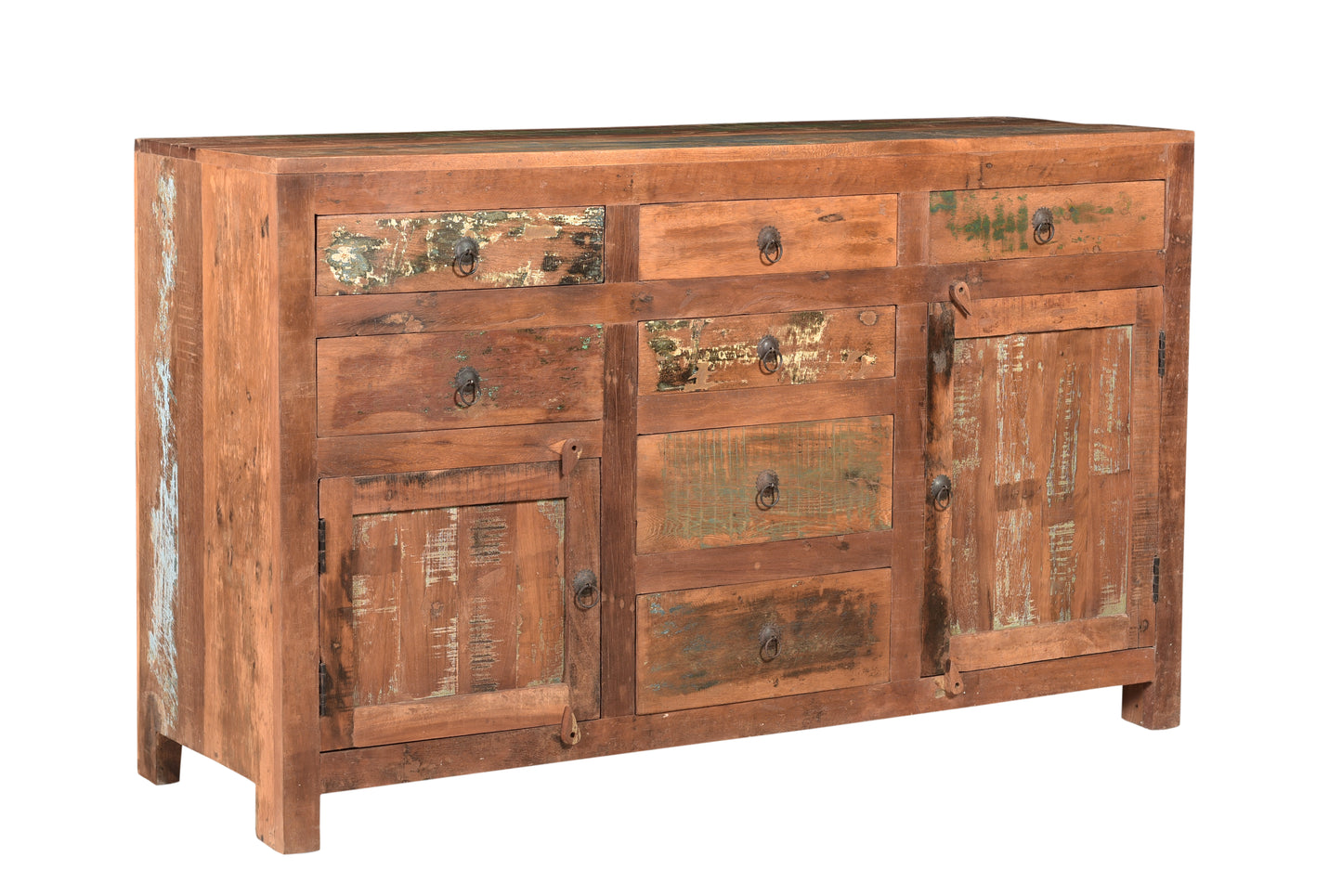 BUFFET 2 PORTES / 7 TIROIRS 130 CM