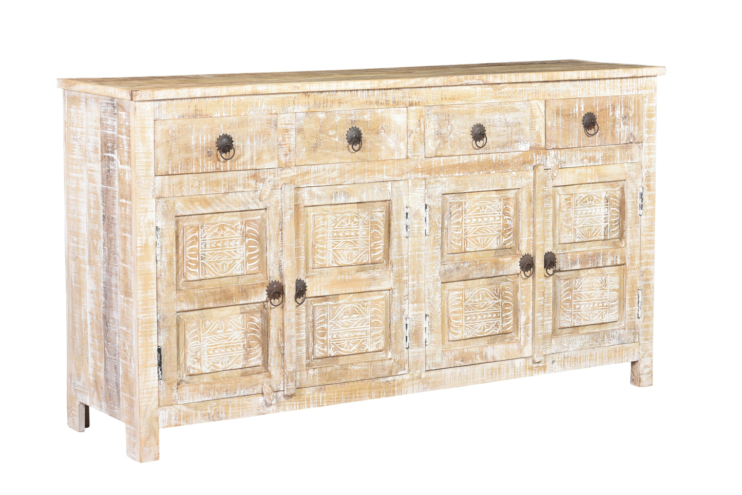 BUFFET 4 PORTES / 4 TIROIRS 160 CM