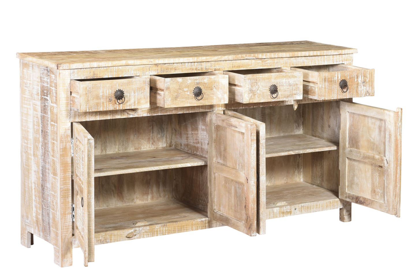 BUFFET 4 PORTES / 4 TIROIRS 160 CM