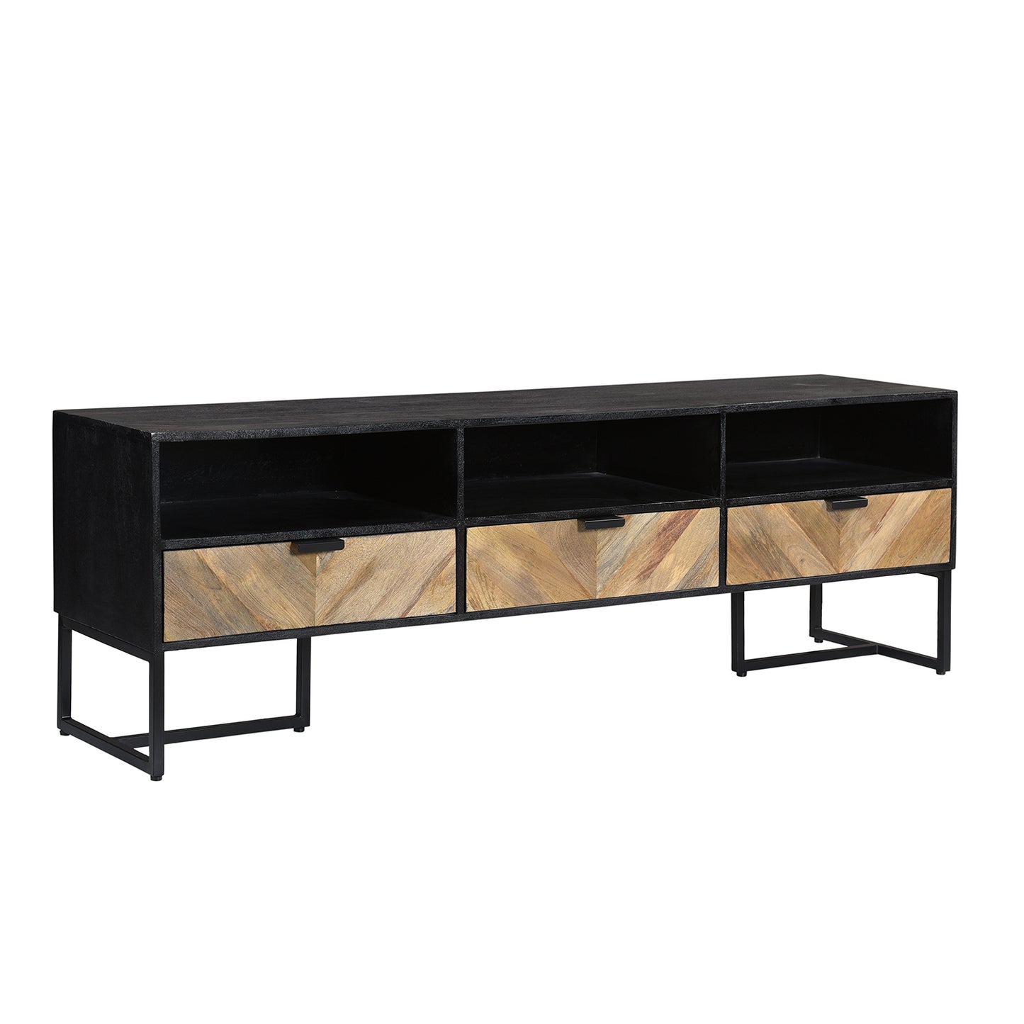 MEUBLE TV 3 TIROIRS 140 CM