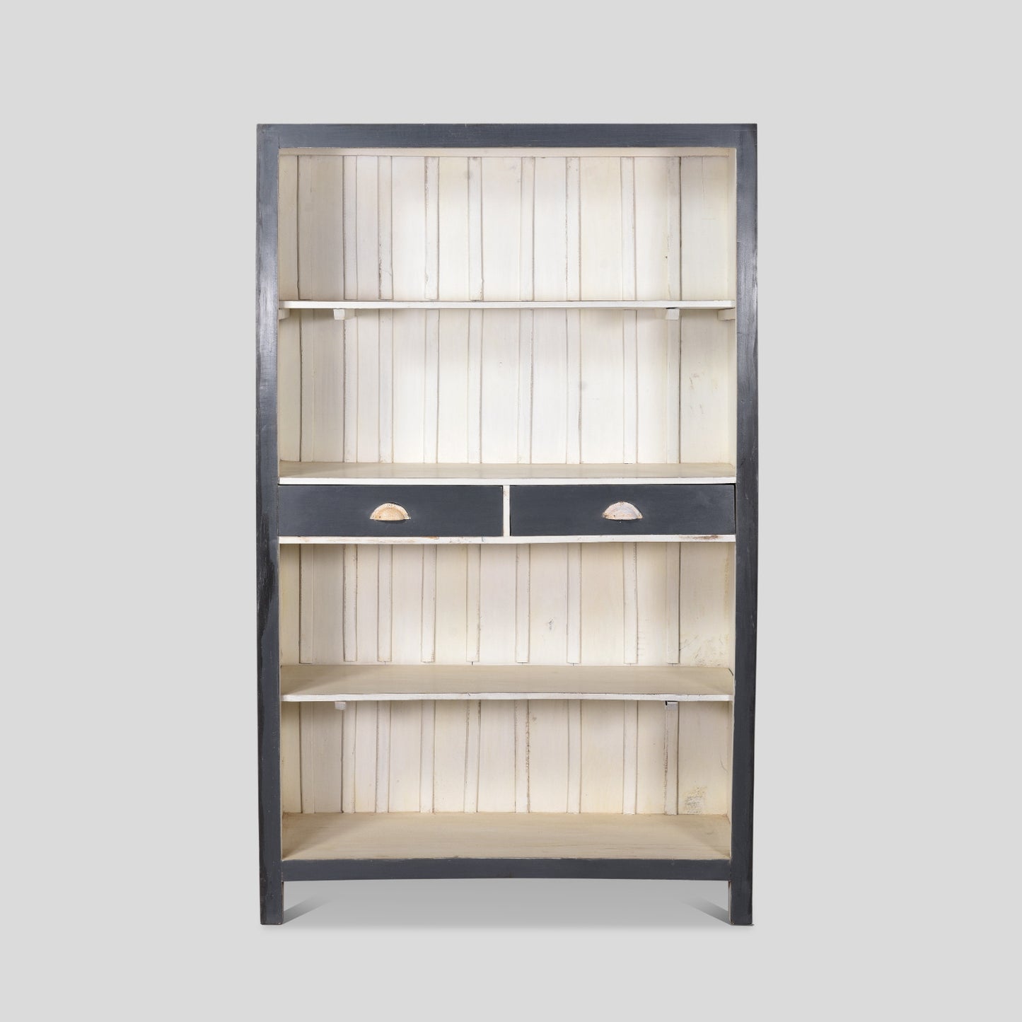 BIBLIOTHÈQUE 2 TIROIRS 90 CM