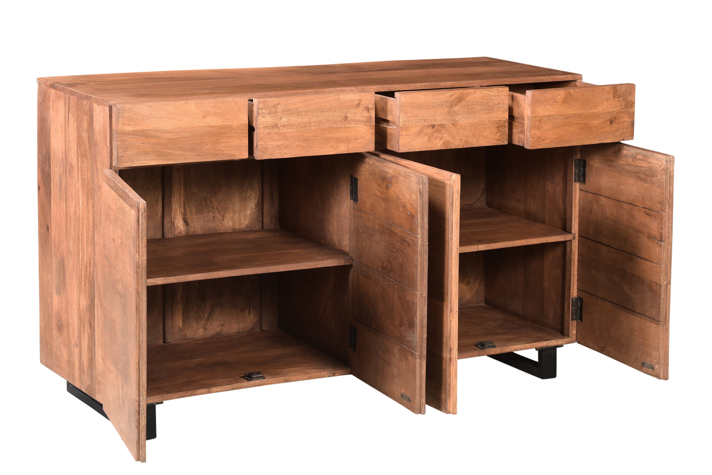 BUFFET 4 PORTES / 4 TIROIRS 160 CM