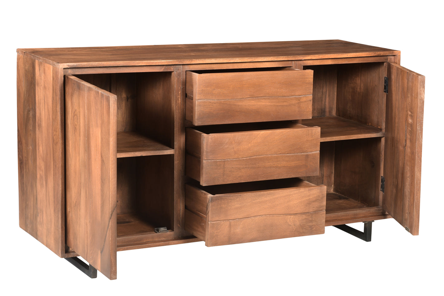 BUFFET 2 PORTES / 3 TIROIRS 150 CM