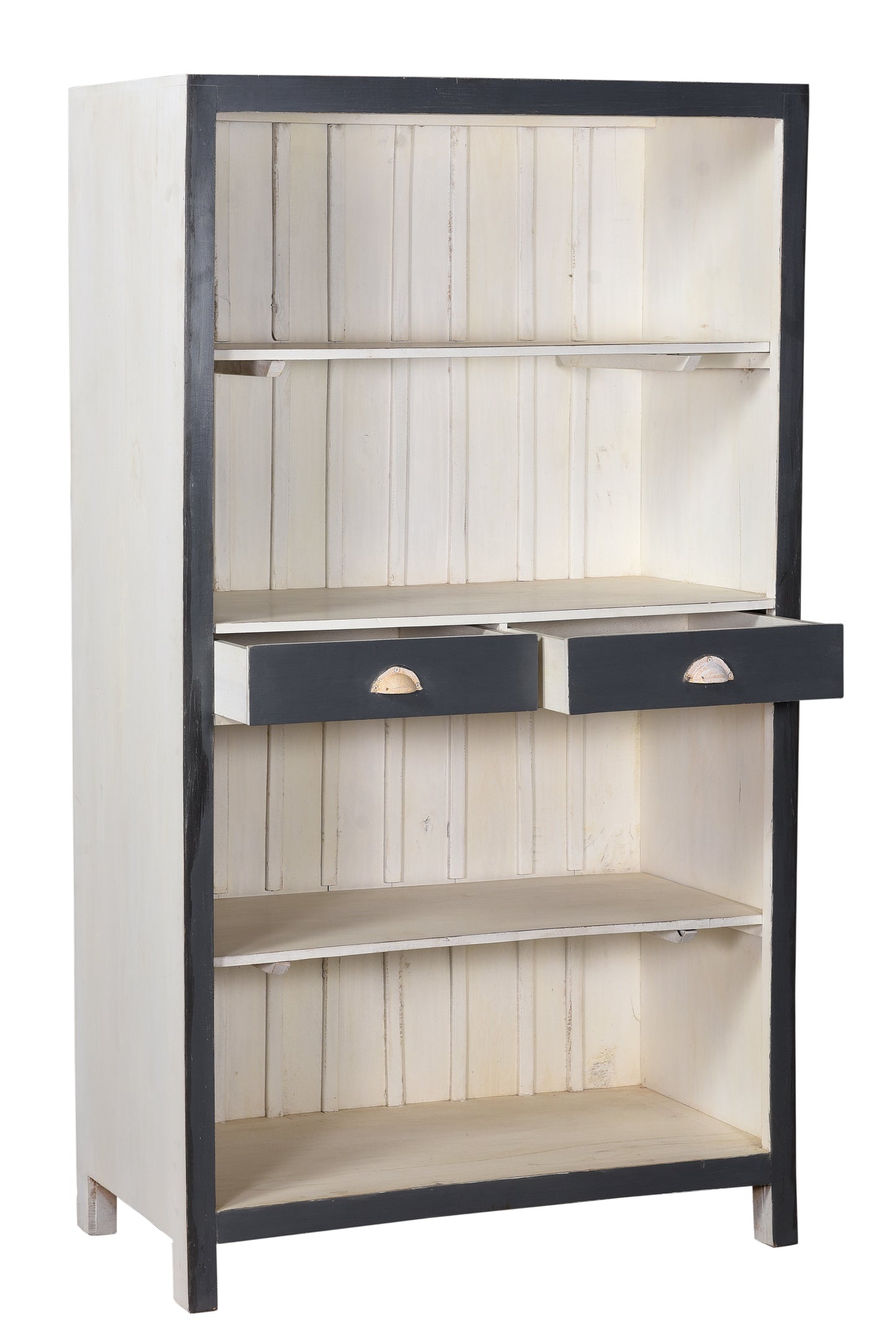 BIBLIOTHÈQUE 2 TIROIRS 90 CM