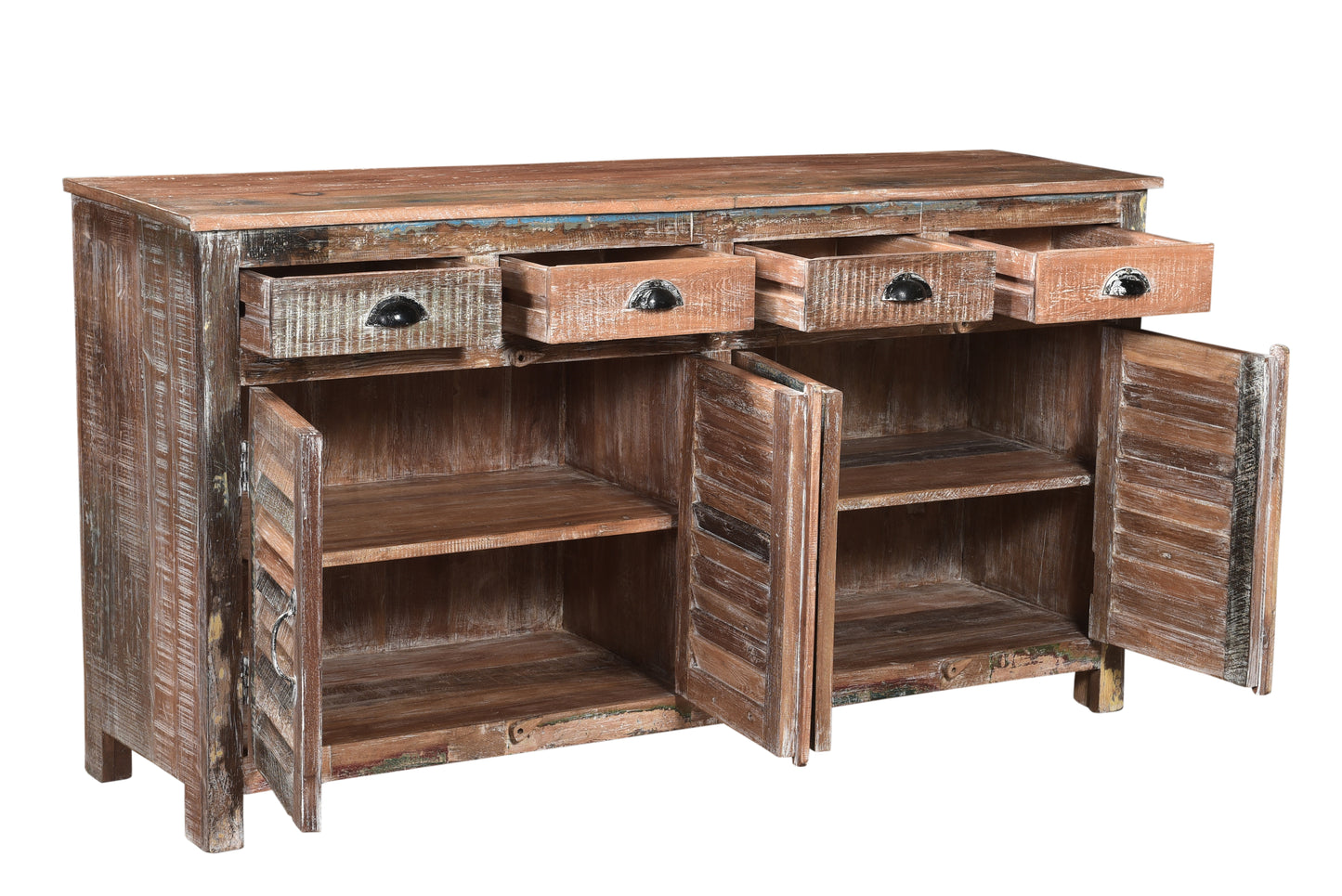 BUFFET 4 PORTES / 4 TIROIRS 160 CM