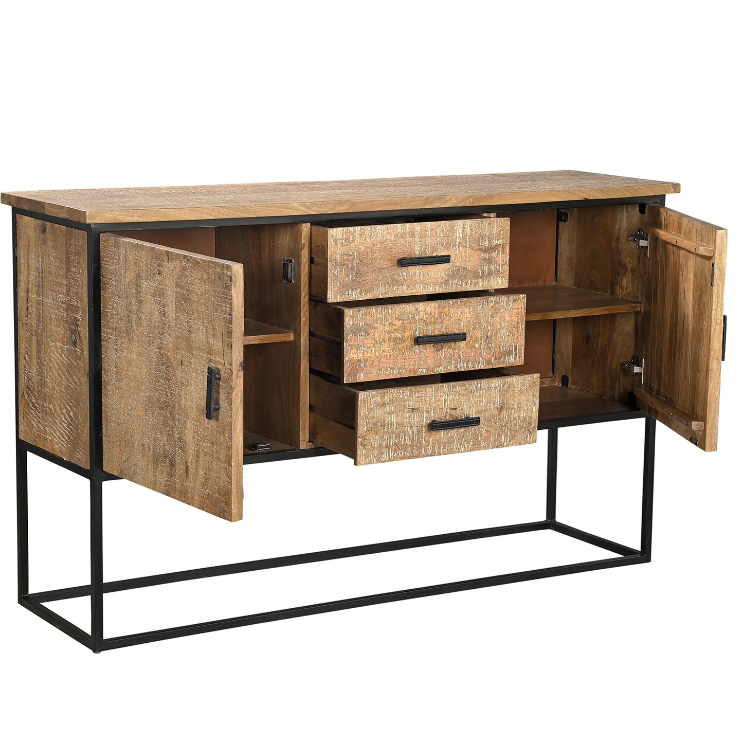 BUFFET 2 PORTES / 3 TIROIRS 160 CM