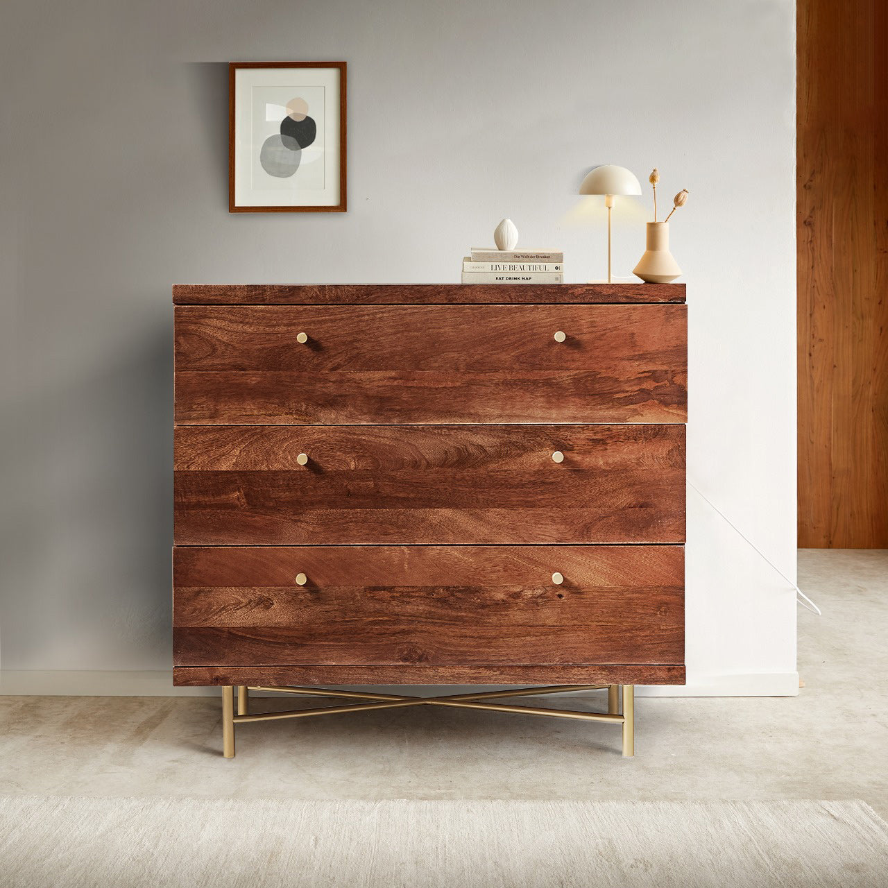 COMMODE 3 TIROIRS devant 70 CM
