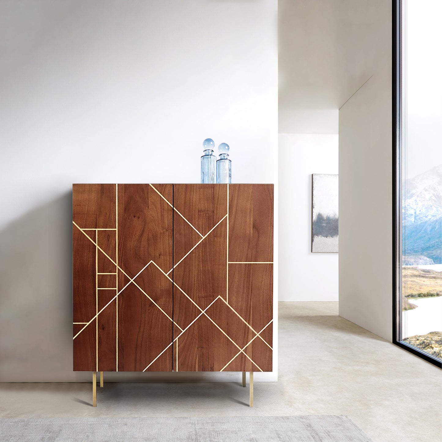 BUFFET 2 PORTES 80 CM