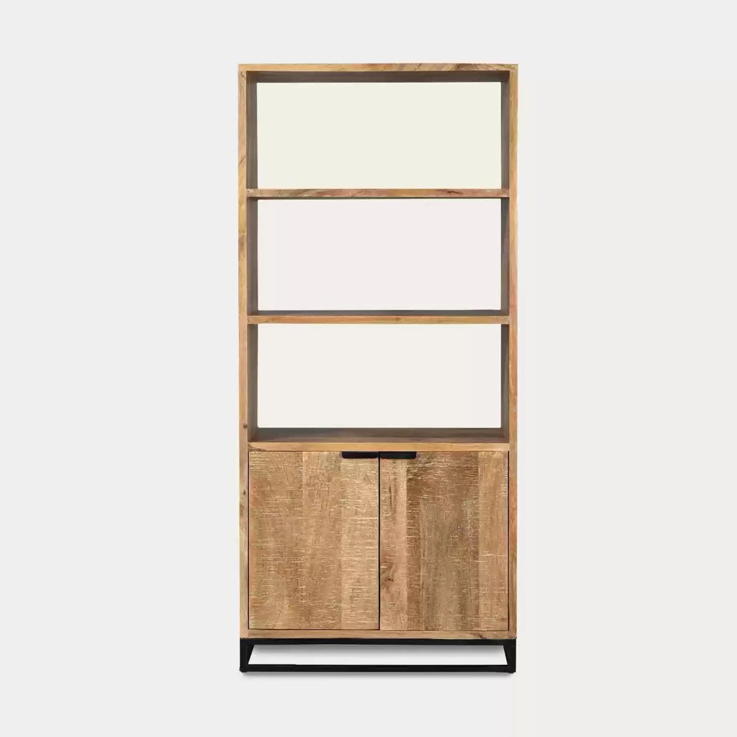 BIBLIOTHÈQUE 2 PORTES 80 CM