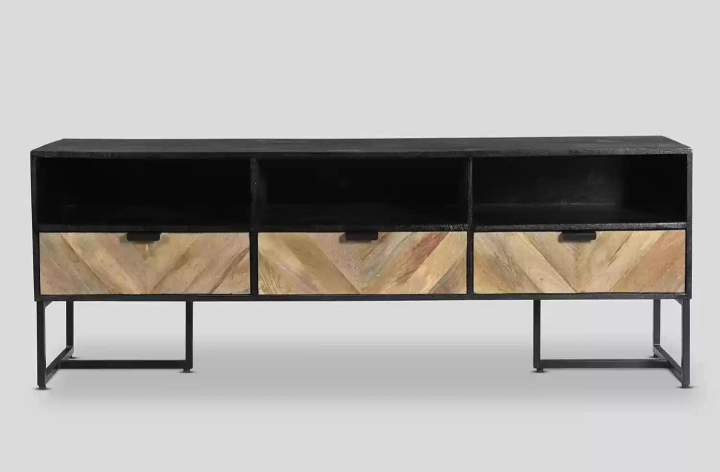 MEUBLE TV 3 TIROIRS 140 CM