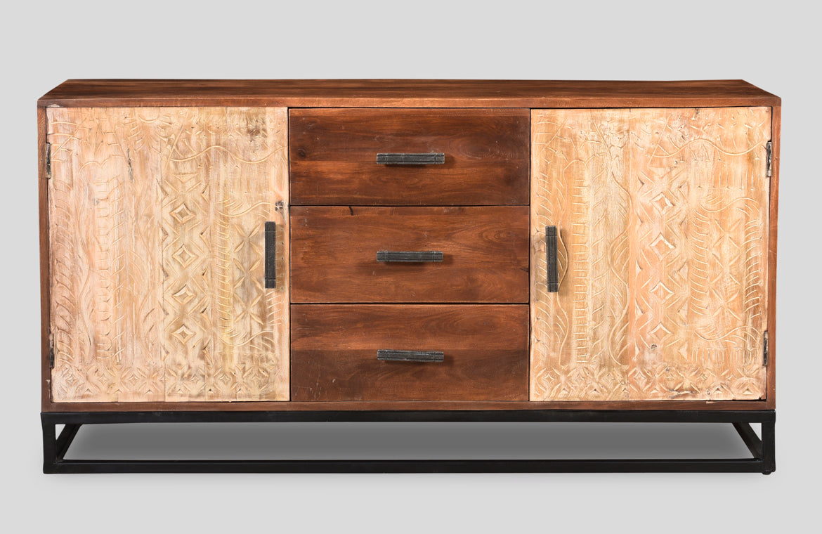 BUFFET 2 PORTES / 3 TIROIRS 150 CM