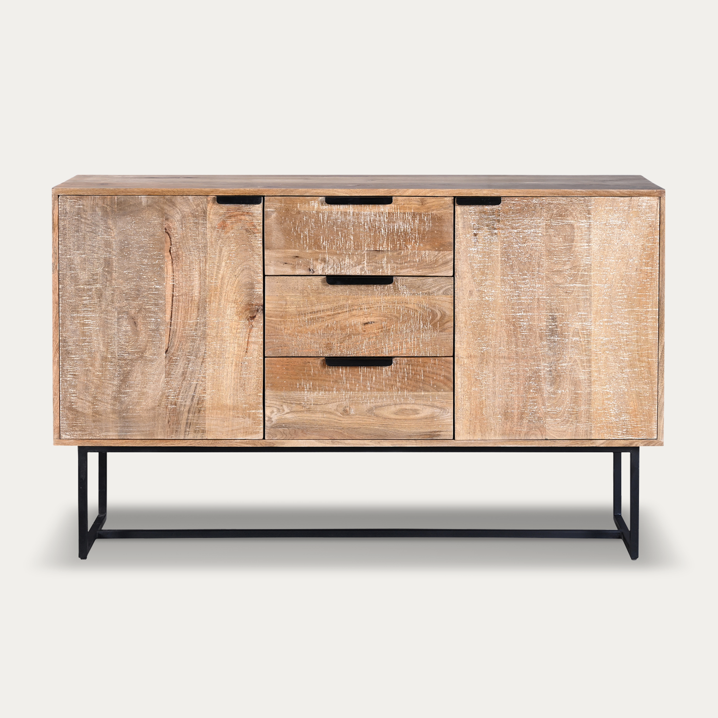 BUFFET 2 PORTES / 3 TIROIRS 140 CM