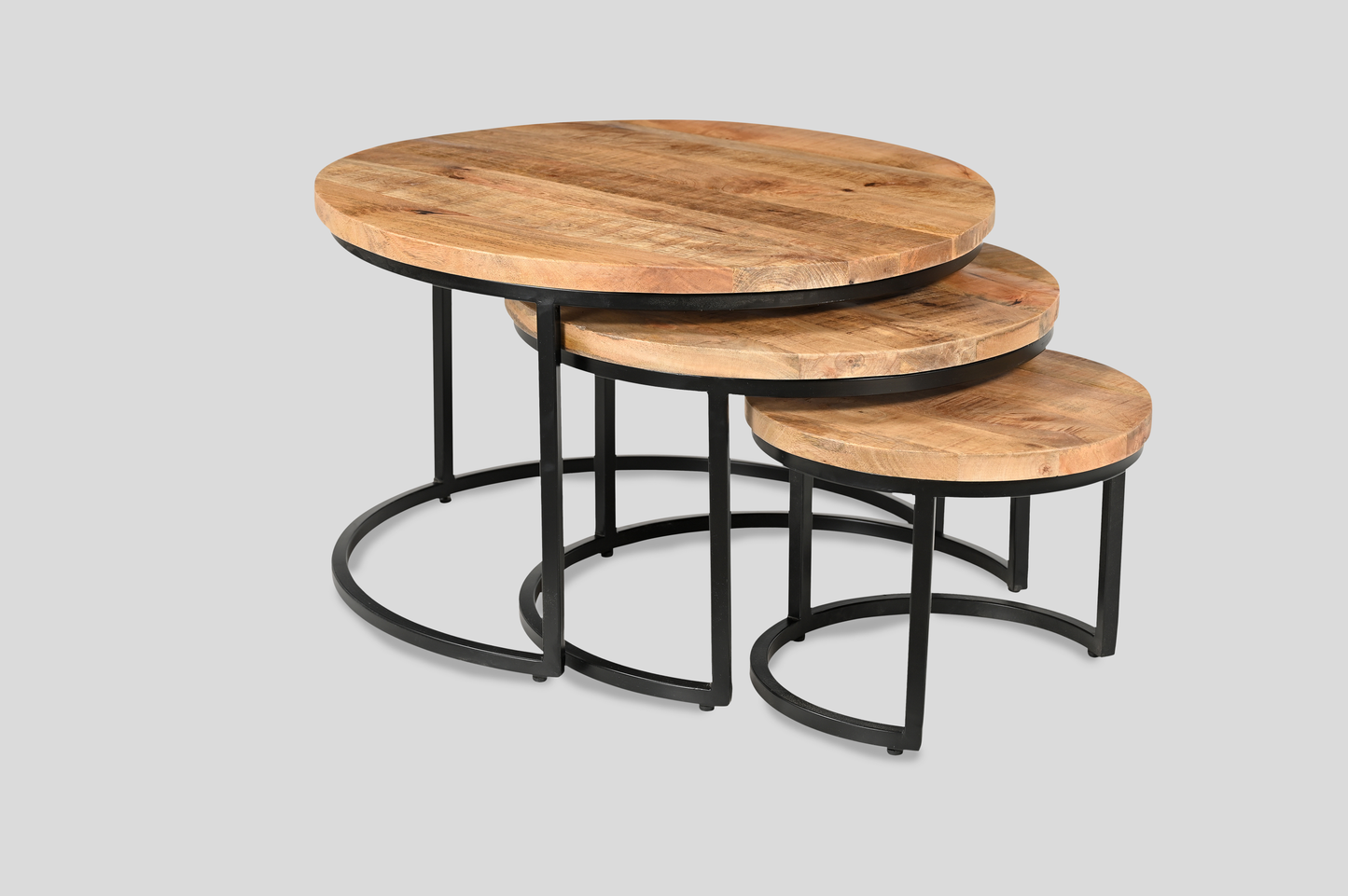 TABLES BASSES GIGOGNES RONDES 80 CM