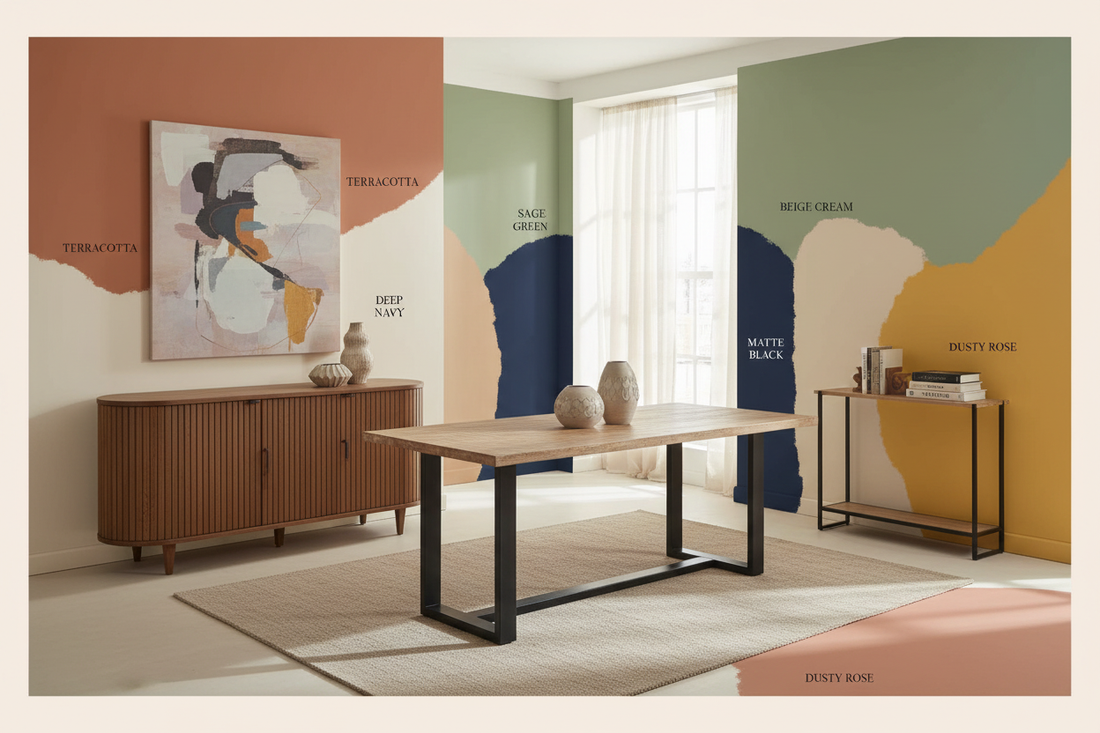 Les Couleurs Tendance 2026 à Associer avec Vos Meubles en Bois Massif