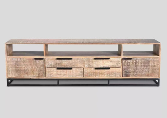 MEUBLE TV 2 PORTES  / 4 TIROIRS 180 CM