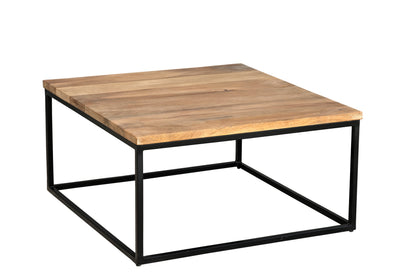 TABLE BASSE CARRÉE 80 CM
