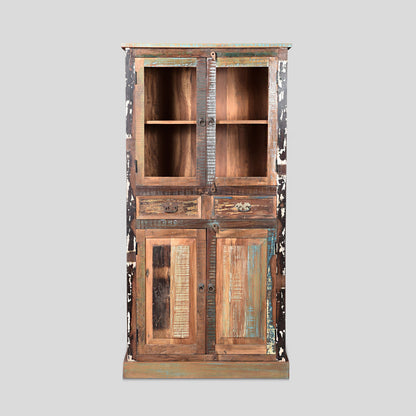 VAISSELIER 4 PORTES / 2 TIROIRS 100 CM
