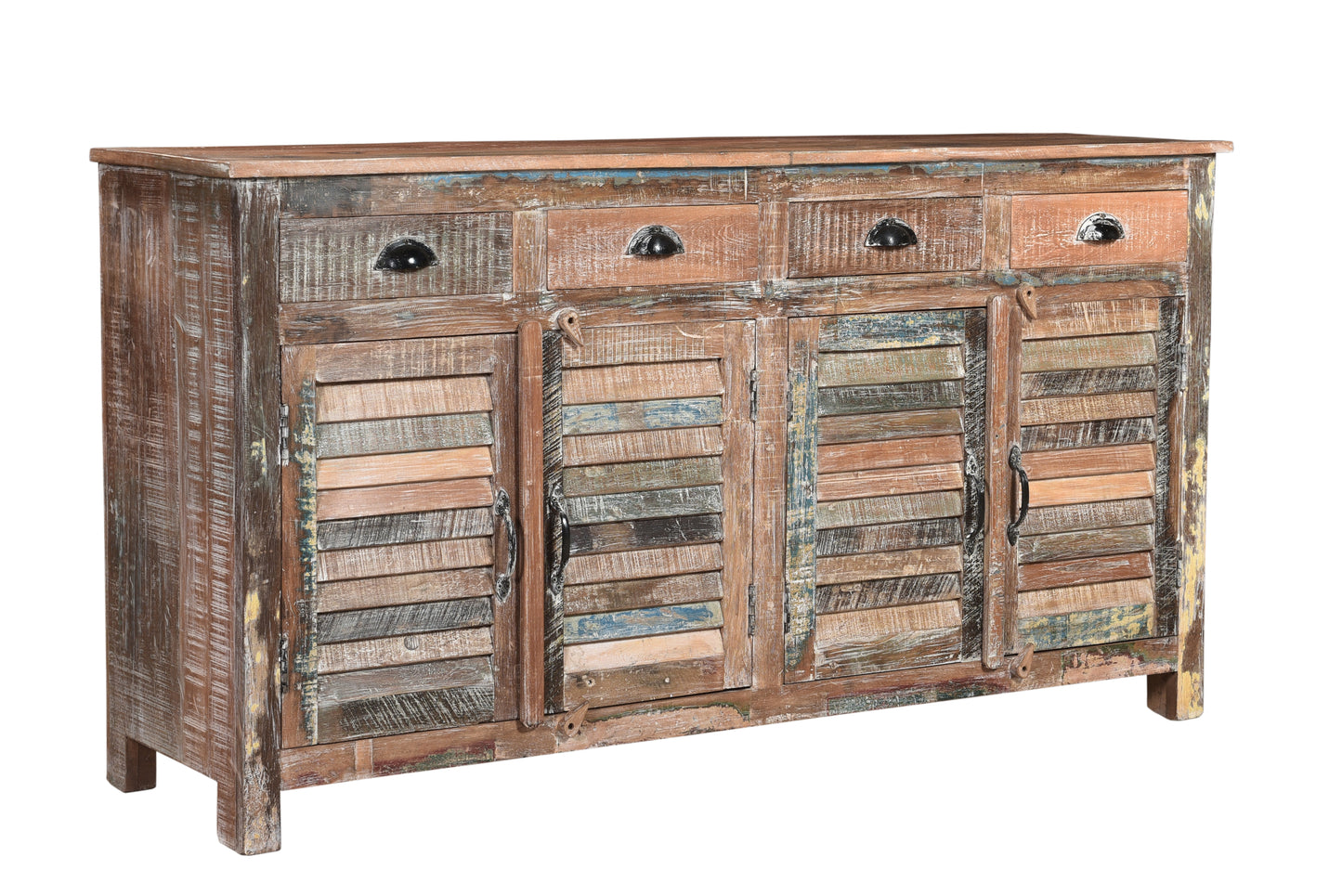 BUFFET 4 PORTES / 4 TIROIRS 160 CM