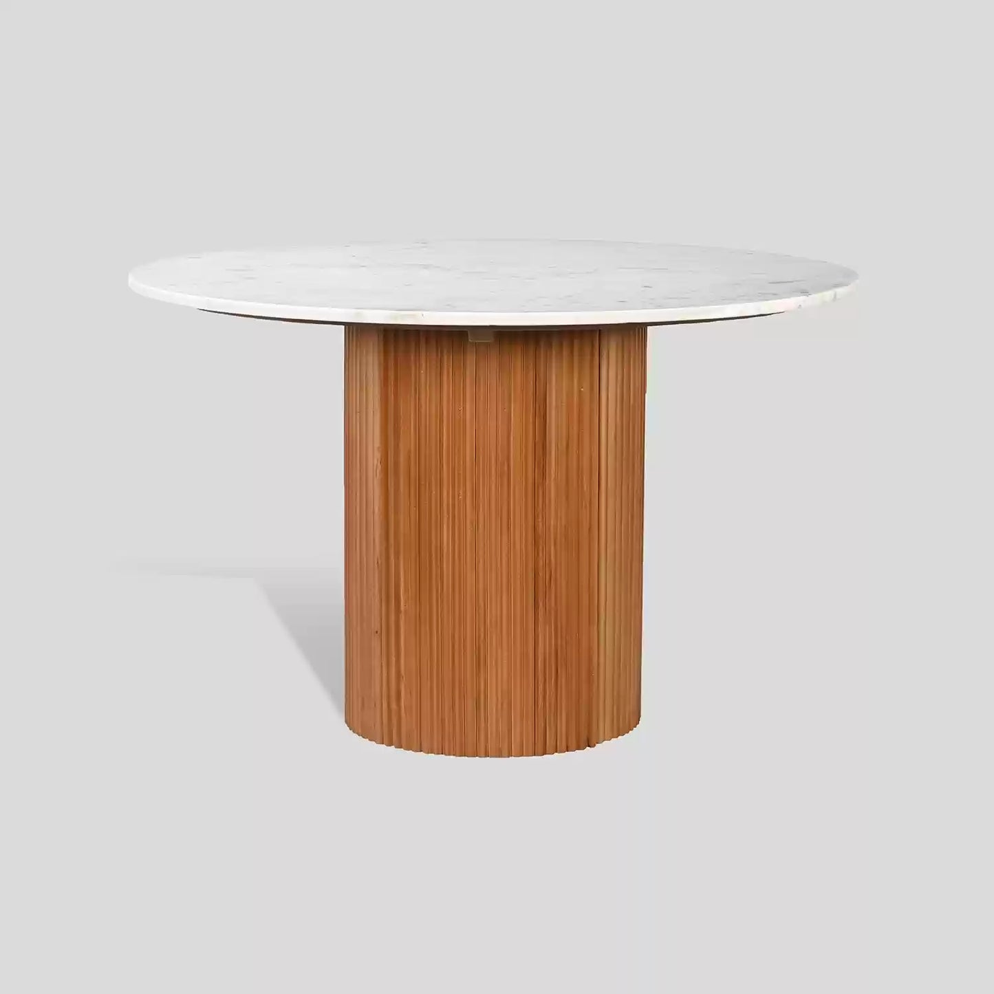 TABLE À MANGER RONDE EN MARBRE 120 CM