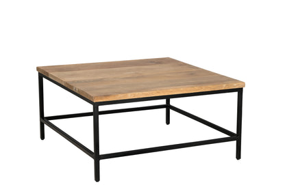 TABLE BASSE CARRÉE 80 CM