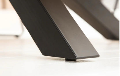 TABLE À MANGER INDUSTRIELLE PIEDS MIKADO 200CM