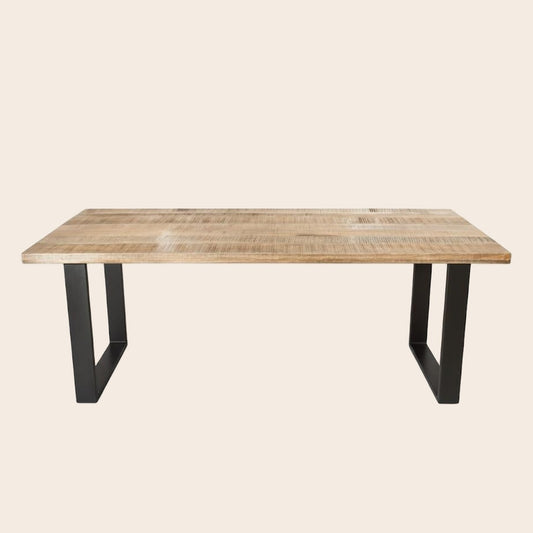 TABLE À MANGER INDUSTRIELLE 180CM