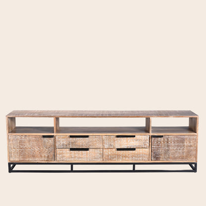 MEUBLE TV 2 PORTES  / 4 TIROIRS 180 CM