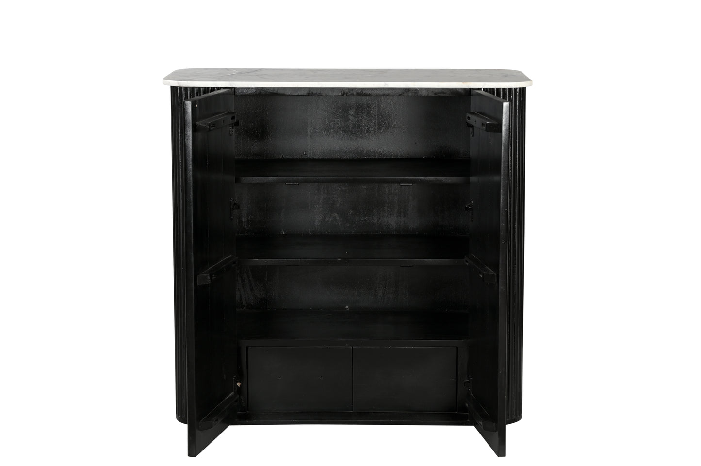 BUFFET HAUT AVEC PLATEAU EN MARBRE 80 CM