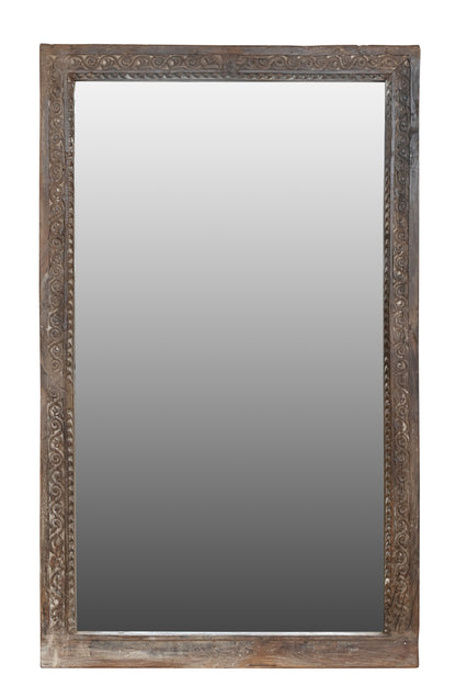 MIROIR EN TECK 161x97 CM