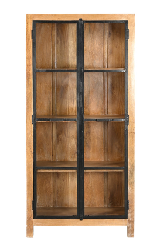 BIBLIOTHÈQUE  / VITRINE 2 PORTES