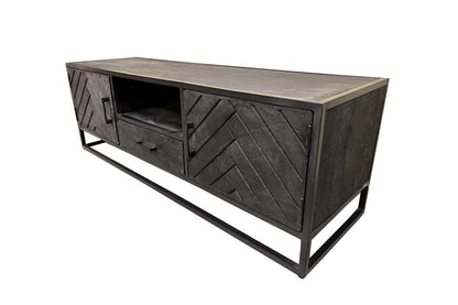 MEUBLE TV 2 PORTES / 1 TIROIR 150 CM